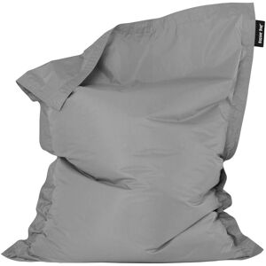 Veeva - Bazaar Bag - Giant Beanbag, 180cm x 140cm - Indoor Outdoor Garden Floor Cushion Bean Bags - Grey