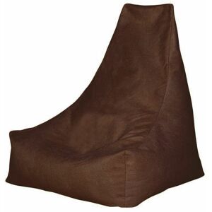 HUMZA AMANI Bonkers Cobra pu Leather Bonkers GPod Bean Bag with Beans Filling - Chocolate - Chocolate