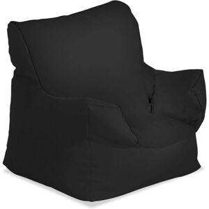 HUMZA AMANI Bonkers Water Resistant Baby Chair Bean Bag with Beans Filling - Black - Black