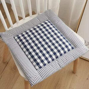 Denuotop - Breathable cotton linen home office cushion futon tatami buttocks cushion starting cushion dining chair cushion spring and autumn chair