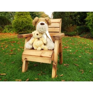 Little Fellas Wooden Garden Chair Armchair Seat Kids - Charles Taylor