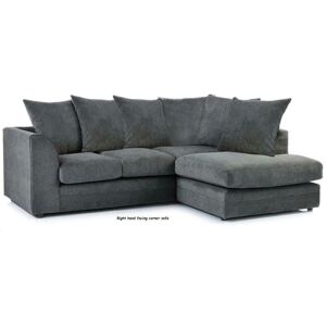 FANCY SOFA Chelsea Right Hand Facing Fabric Corner Sofa - Grey