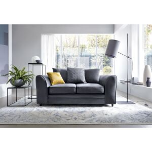ABAKUS DIRECT Chicago 2 Seater Sofa - color Dark Grey - Dark Grey