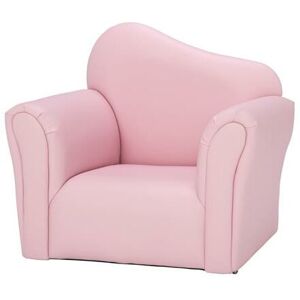 FAMIHOLLD Children Single Sofa Kids Sofa Chair Bent Back -Pink - Pink