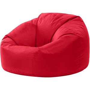 VEEVA Classic Bean Bag Chair - 84cm x 70cm, Indoor Outdoor Large Bean Bags - Red