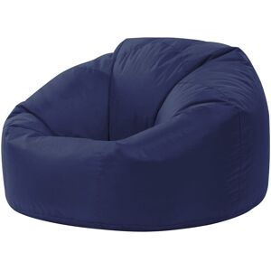 VEEVA Classic Bean Bag Chair - 84cm x 70cm, Indoor Outdoor Large Bean Bags - Navy Blue