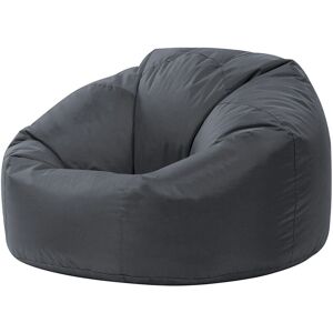 VEEVA Classic Bean Bag Chair - 84cm x 70cm, Indoor Outdoor Large Bean Bags - Slate Grey