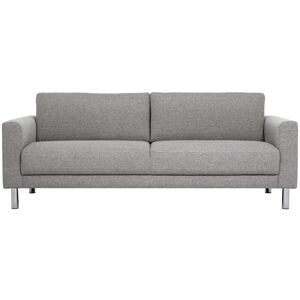 FURNITURE TO GO Cleveland 3-Seater Sofa in Nova Light Grey - Nova Light Grey