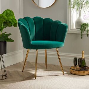 Scallop Armchair Green - Green - Compact