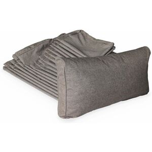 Sweeek - Complete set of cushion covers - Venezia - Heather Grey - Heather Grey