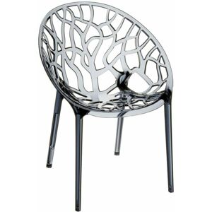 NETFURNITURE Cryo Chair - Smoked Grey Transparent - Grey