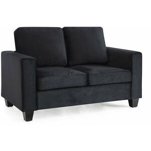 Home Detail - Dakota Black Velvet 2 Seater Sofa