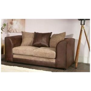 FANCY SOFA Darcey 2 Seater Sofa - Brown & Coffee