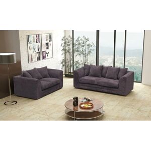 FANCY SOFA Darcey 3 Seater & 2 Seater Sofa Set - Chocolate