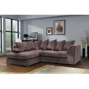 FANCY SOFA Darcey Right Hand Facing Corner Sofa - Chocolate