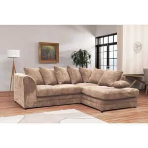 FANCY SOFA Darcey Right Hand Facing Corner Sofa - Coffee