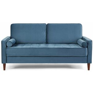 HOME DETAIL Edward 2 seater Blue sofa