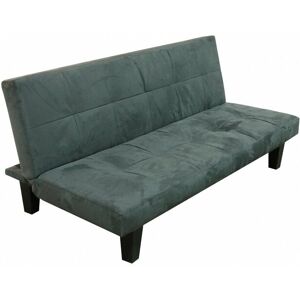 Home Detail - Atlanta Charcoal 3Seater Suede microfabric Sofabed