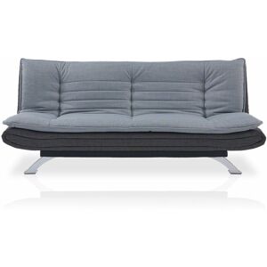 HOME DETAIL Michigan Grey & Charcoal Fabric Sofa Bed