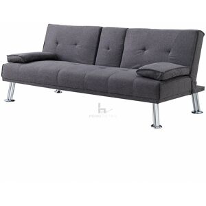 Home Detail - Indiana Charcoal Fabric sofabed