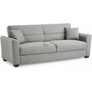 HOME DETAIL Fallon Grey Fabric Storage Sofa Bed