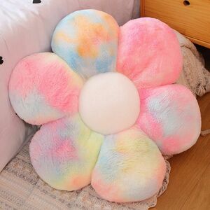 ALWAYSH Flower Floor Pillow Cushion Cute Room Decoration for Girls Plush Pillow Casual Comfort Cushion Sofa Tatami Car Home Decoration Cushion (50x50cm,