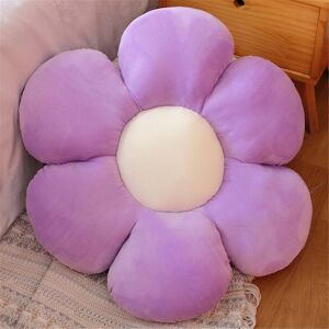 GROOFOO Flower Plush Cushion, Flower Shape Plush Cushion, Flower Floor Cushion, Seat Cushion, Sofa Cushion, Chair Cushion for Home and Garden (Crystal Plush