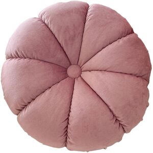 Pesce - Fold sofa cushion pillow, pumpkin round pillow home decoration seat sofa bed car pillow pink