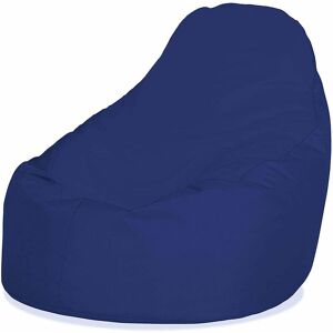 HUMZA AMANI Gamer Bean Bag (Water Resistant) with Flakes Filling - Dark Blue - Dark Blue