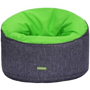 Gardenista - Round Bean Bag for Indoor and Outdoor, 90x60cm Water-Resistant Portable Beanbag with Soft & Fluffy Seat, Large Bean Bags for Garden