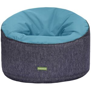 GARDENISTA Round Bean Bag for Indoor and Outdoor, 90x60cm Water-Resistant Portable Beanbag with Soft & Fluffy Seat, Large Bean Bags for Garden Poolside - Teal