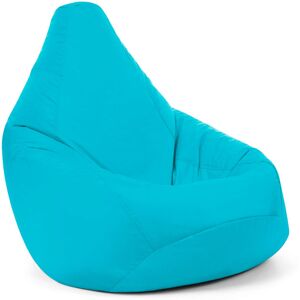 Veeva - High Back Bean Bag Chair - 118cm x 70cm - Indoor Outdoor Water Resistant Gamer Beanbag - Aqua