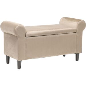 NETFURNITURE Hittney Storage Ottoman Beige - Beige