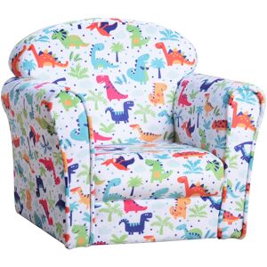 Homcom - Children Chair Armchair Single Sofa Seat Kids Furniture 18M+ 45kg Multicolor - Multi-colour