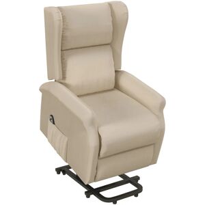 Homcom - Riser and Recliner Chair Electric Reclining Chair with Remote Control Beige - Beige