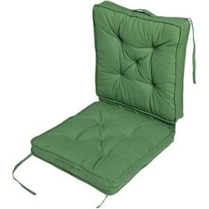 Homescapes - Forest Green Cotton Travel Support Booster Cushion - Green