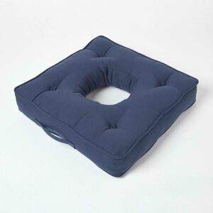 HOMESCAPES Navy Blue Pressure Relief Armchair Booster Cushion - Navy Blue