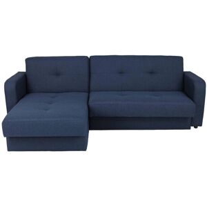 FURNITURE STORY Kair Corner Sofa Bed Left Dark Blue Savana 80 Universal