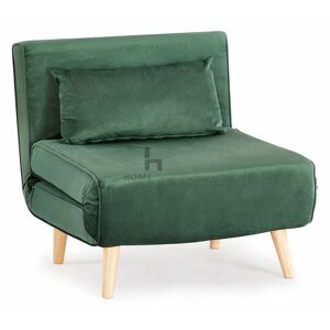 Home Detail - Kendal Green Velvet Single Futon Sofa Bed