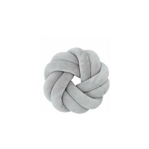 Langray - Knot Ball Pillow - Handmade Knot Ball Cushion Plush Nap Pillow Decorative Toy Pillow for Bedroom Sofa Car Office Travel Dia.30 Gray