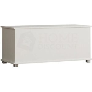 Home Discount - Leon Toy Box Storage Ottoman Bench Seat Bedroom Hallway Chest, White