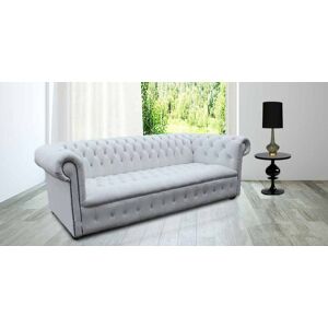 DESIGNER SOFAS 4 U Living Room Chesterfield Furniture White Leather Chesterfield Sofa uk DesignerSofas4U