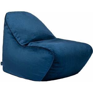 LOFT 25 Adults Bean Bag - Indoor Bean Bags Lounge - Large Bean bag Chair - High Back Durable beanbag Chair - Gaming Pouffe - Pacific, Velvet Beanbag Chair