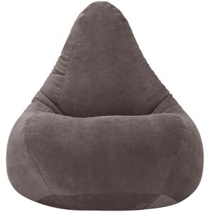 Bean Bag Chair for Living Room, Pouffes for Adults, Indoor High Back Bean Bag with Soft Filling - D.Brown - Loft 25