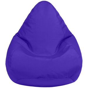 LOFT 25 Kids Bean Bag for Indoor Outdoor, Water Resistant Children's pouffes for Livingroom, Gaming High Back beanbag chair with Fiiling - (Purple Beanbag)