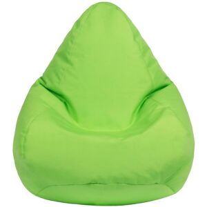 LOFT 25 Kids Bean Bag for Indoor Outdoor, Water Resistant Children's pouffes for Livingroom, Gaming High Back beanbag chair with Fiiling - (Lime, Beanbag)