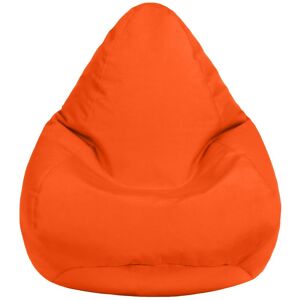 LOFT 25 Kids Bean Bag for Indoor Outdoor, Water Resistant Children's pouffes for Livingroom, Gaming High Back beanbag chair with Fiiling - (Orange, Beanbag)