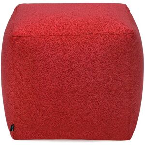 Bean Bag Footstool, Indoor Beanbag footrest, Living room soft Pouf, Durable beanbag Legrest - Red - Loft 25