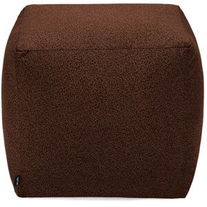 Bean Bag Footstool, Indoor Beanbag footrest, Living room soft Pouf, Durable beanbag Legrest - Chocolate - Loft 25