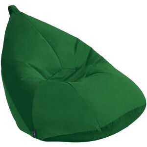 Velvet Bean Bag Lounger with Carry Handle, Soft Bean bag Chair for Indoor, Forest - Loft 25